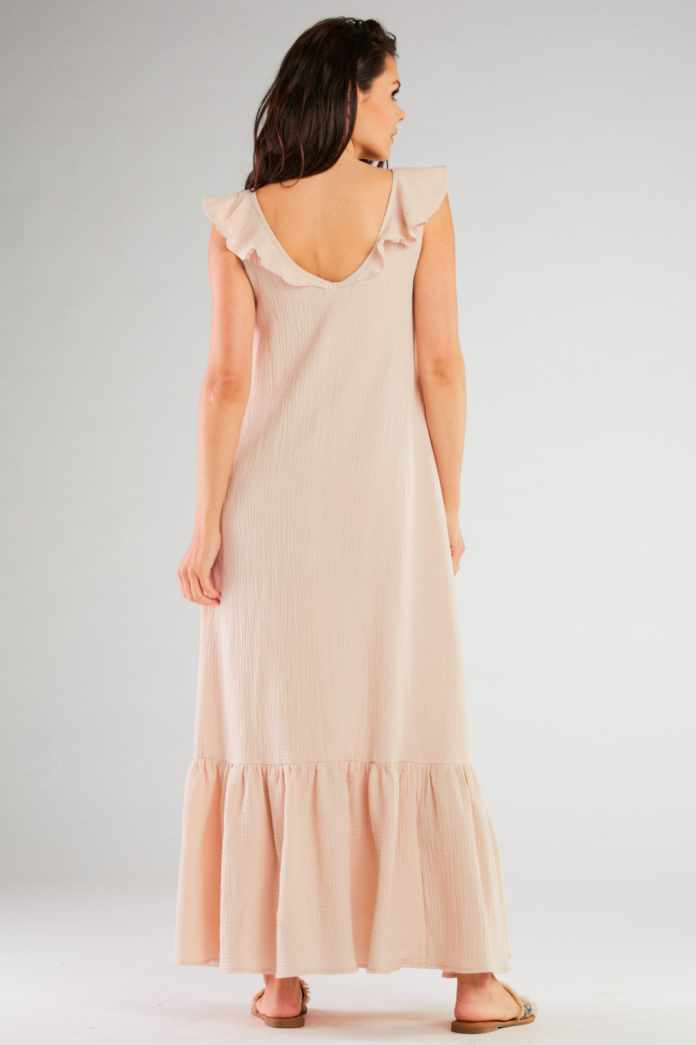 Sukienka Model M262 Beige - Infinite You214521 - Beżowy - obrazek 2