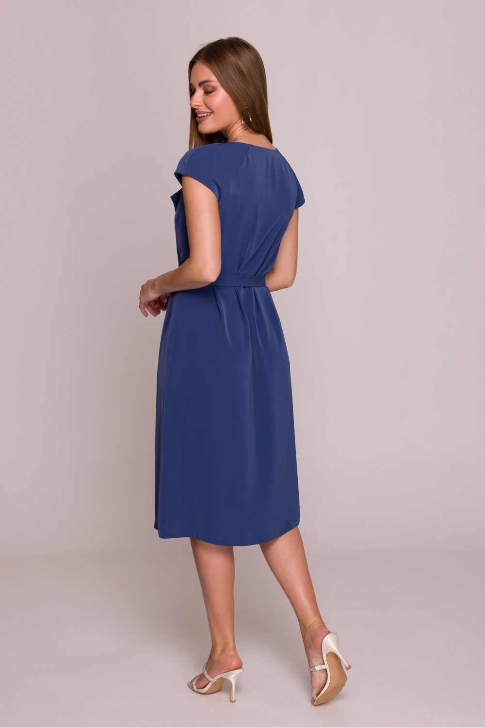 Sukienka Model S411 Blue - Stylove214654 - Niebieski - obrazek 2