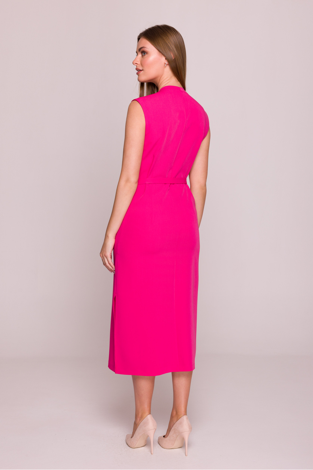 Sukienka Model S410 Pink - Stylove214657 - Różowy - obrazek 2
