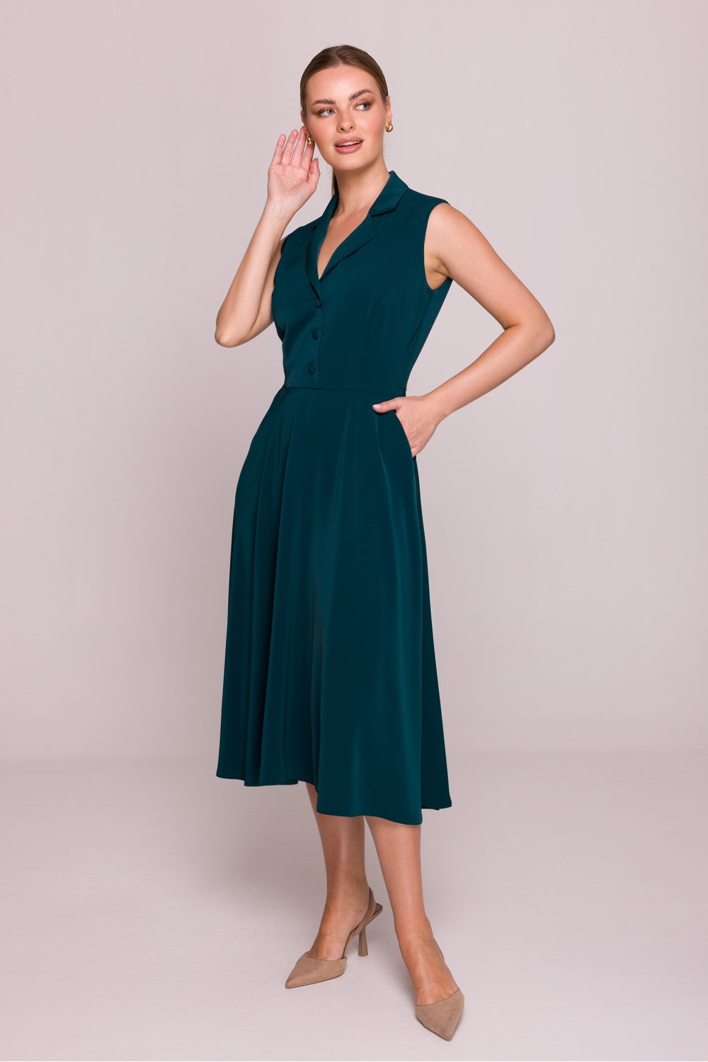 Sukienka Model S409 Green - Stylove214661 - Zielony