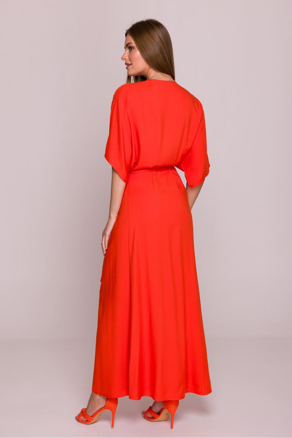 Sukienka Model S406 Coral - Stylove214678 - Czerwony - obrazek 2