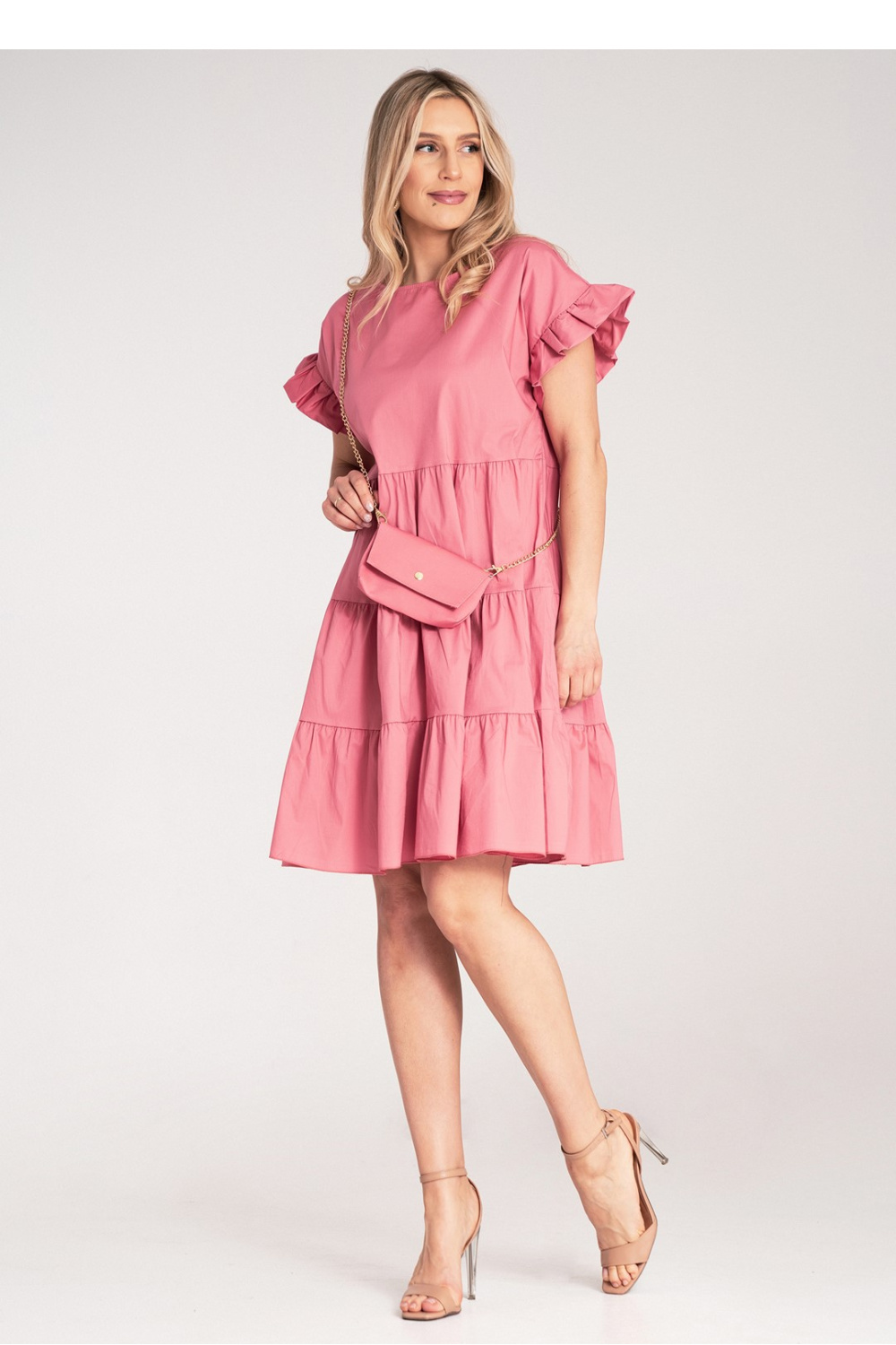 Sukienka Model M1182 Pink - Figl214785 - Różowy - obrazek 4