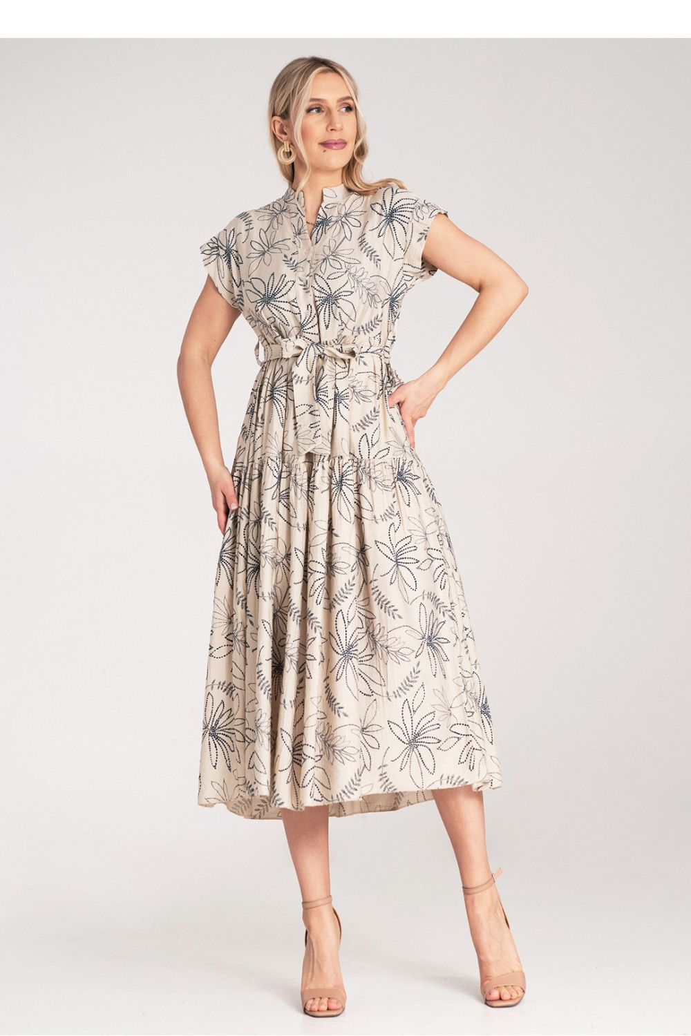 Sukienka Model M1180 Beige - Figl214792 - Beżowy