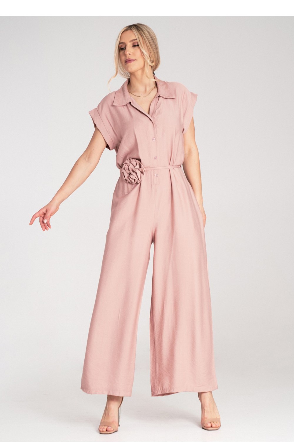Kombinezon Model M1177 Pink - Figl214801 - Różowy - obrazek 4