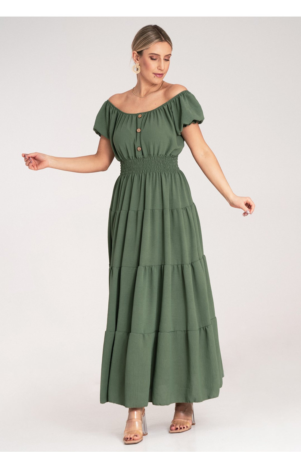 Sukienka Model M1170 Green - Figl214818 - Zielony - obrazek 4