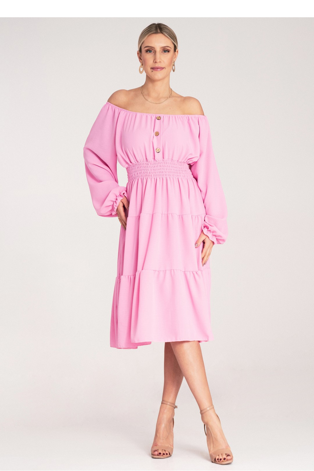 Sukienka Model M1169 Pink - Figl214821 - Różowy
