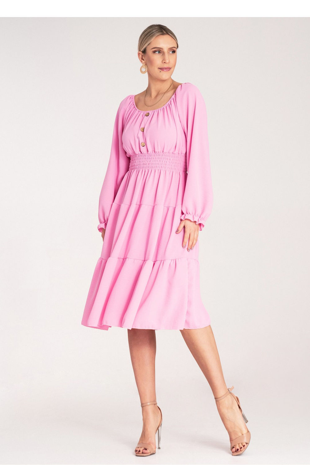 Sukienka Model M1169 Pink - Figl214821 - Różowy - obrazek 2