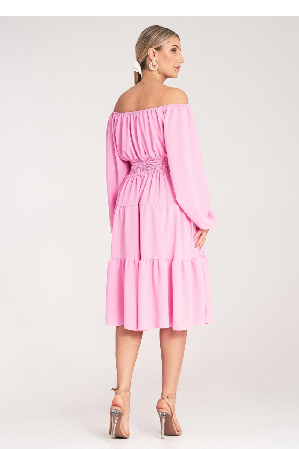 Sukienka Model M1169 Pink - Figl214821 - Różowy - obrazek 3