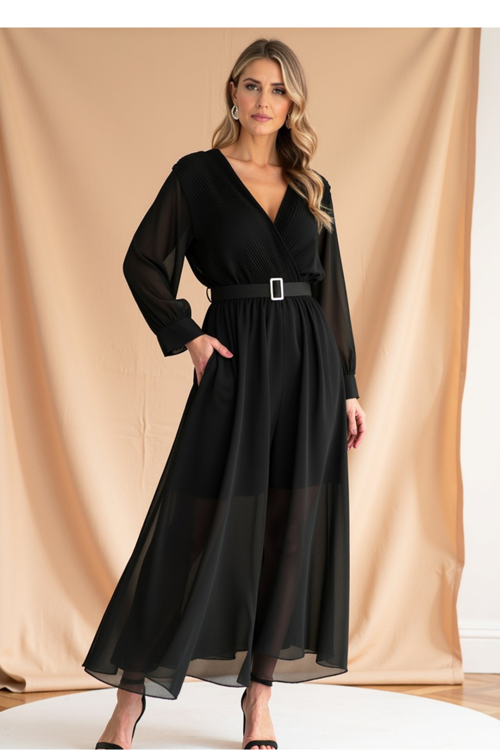 Sukienka Model M1141 Black - Figl214827 - Czarny - obrazek 4