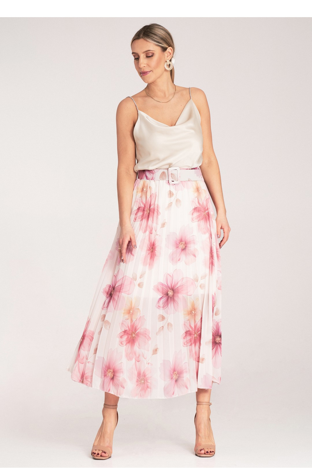 Spódnica Model M1163 Pink - Figl214832 - Różowy