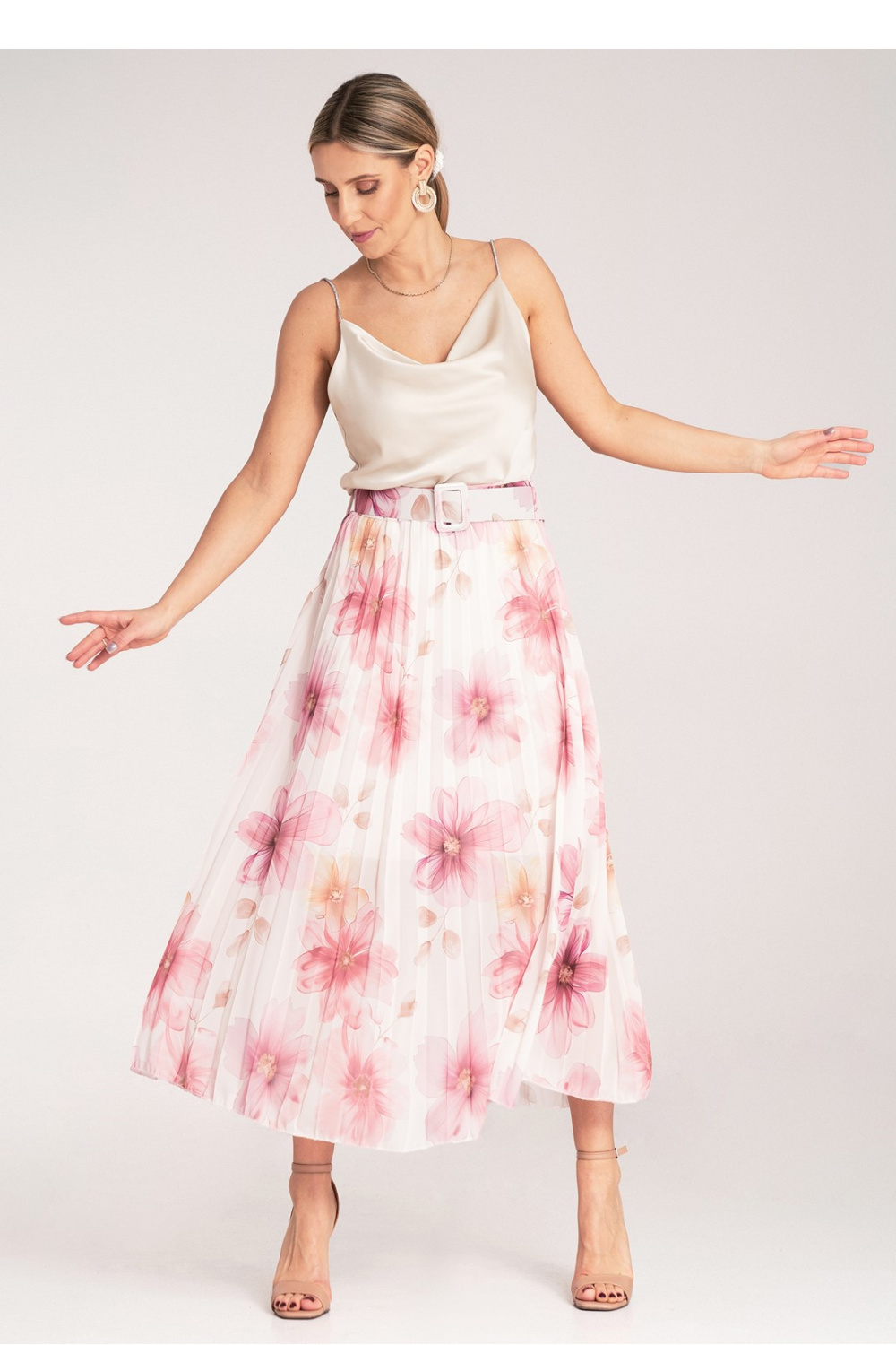 Spódnica Model M1163 Pink - Figl214832 - Różowy - obrazek 2