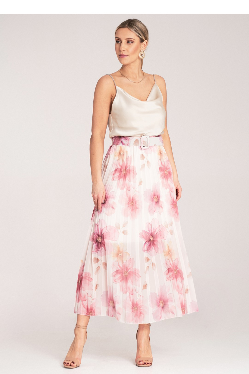 Spódnica Model M1163 Pink - Figl214832 - Różowy - obrazek 4
