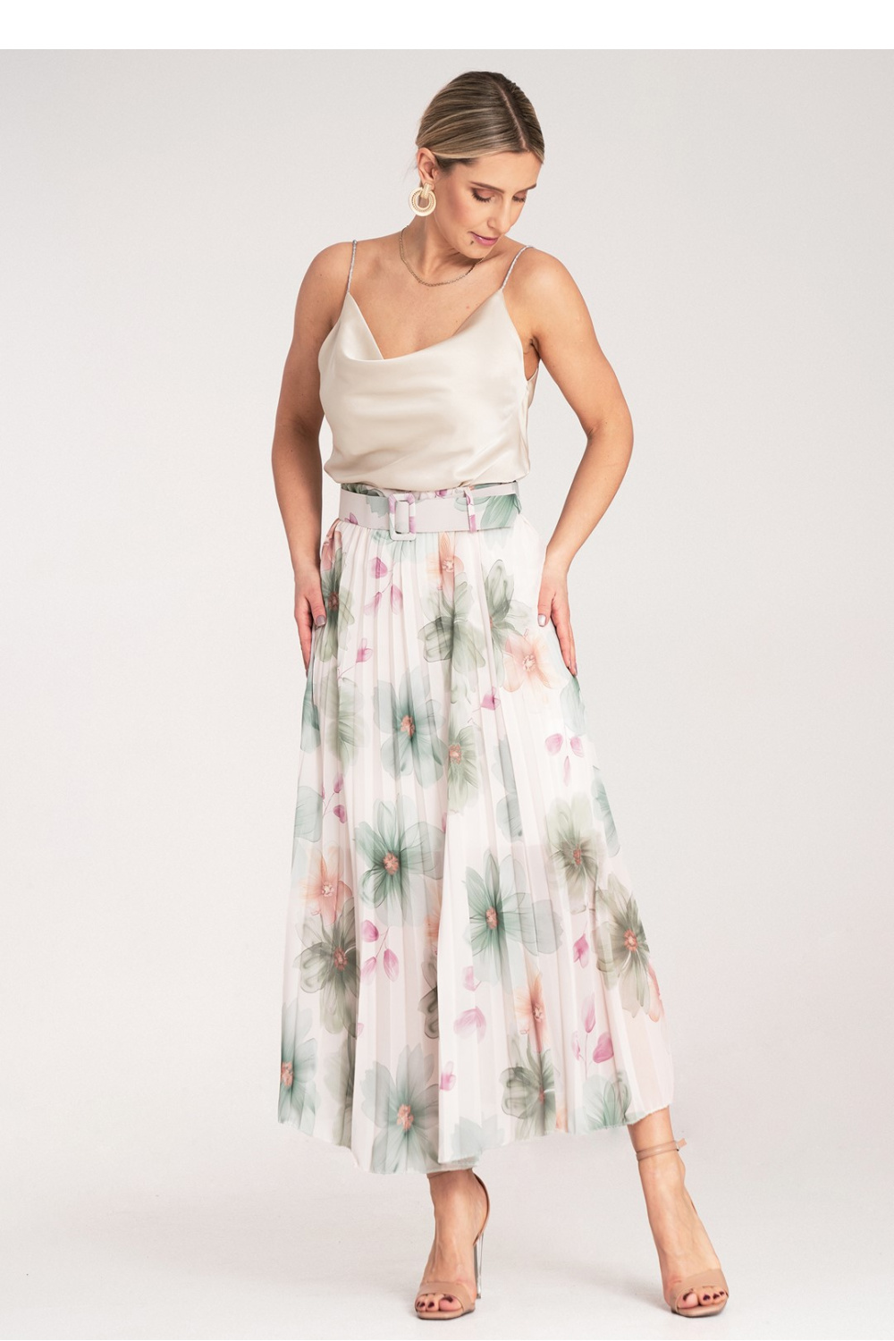 Spódnica Model M1163 Green - Figl214833 - Zielony