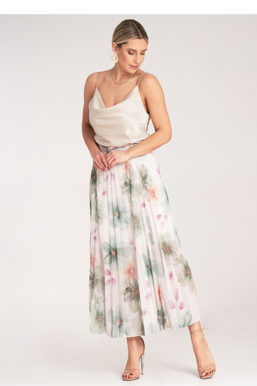 Spódnica Model M1163 Green - Figl214833 - Zielony - obrazek 2