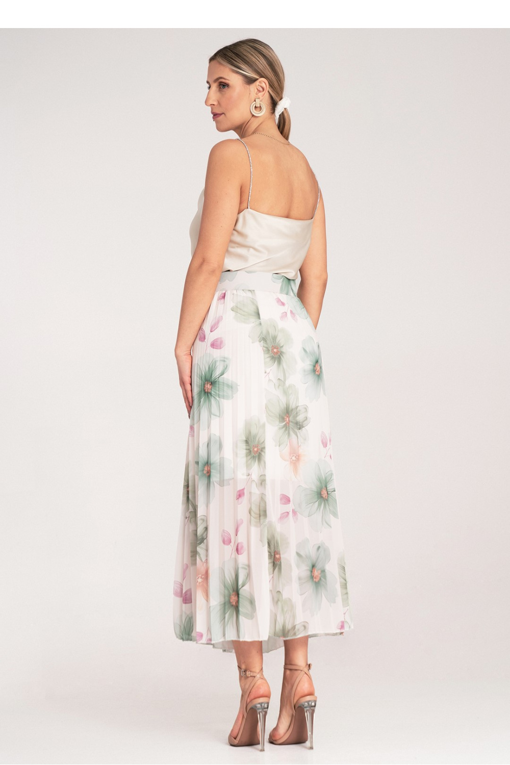 Spódnica Model M1163 Green - Figl214833 - Zielony - obrazek 3