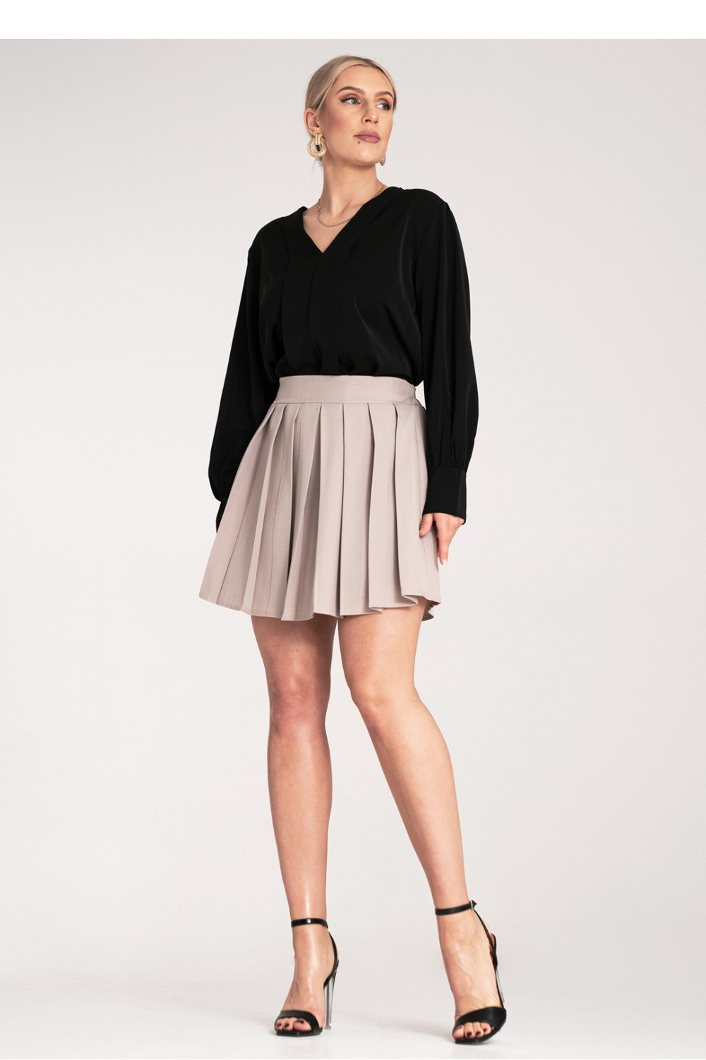 Spódnica Model M1159 Beige - Figl214842 - Beżowy