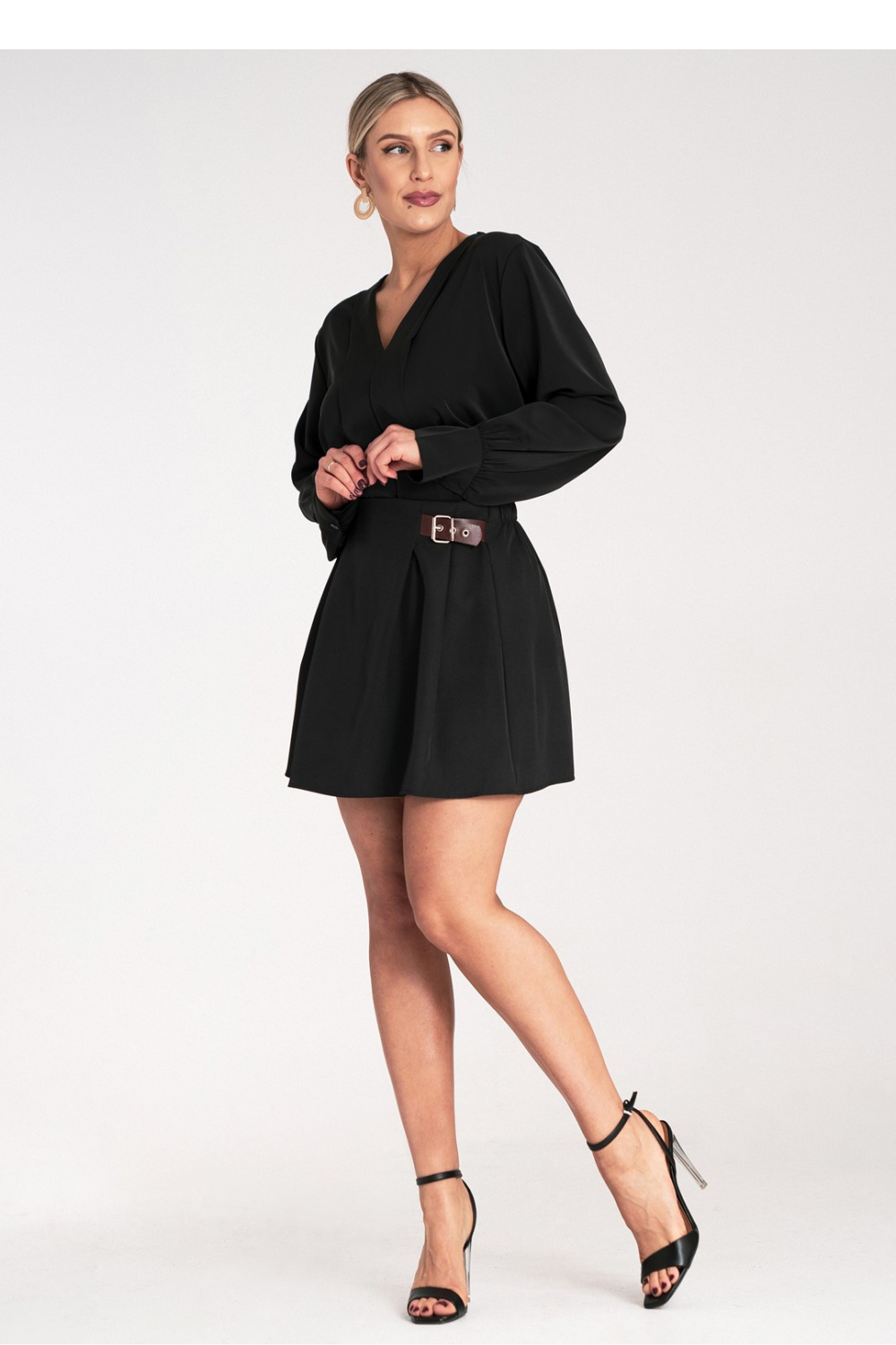 Spódnica Model M1157 Black - Figl214846 - Czarny - obrazek 3