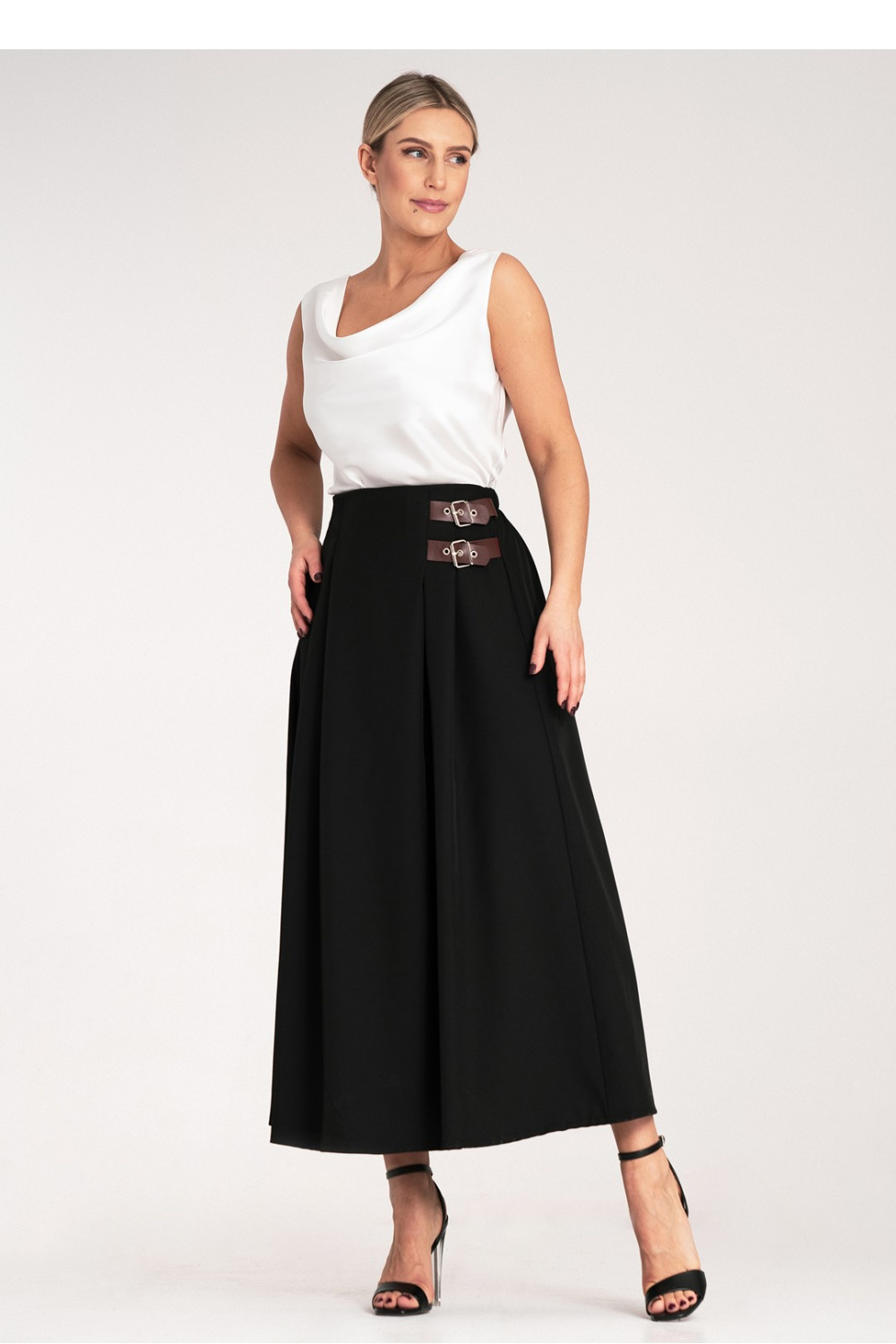 Spódnica Model M1156 Black - Figl214848 - Czarny - obrazek 4