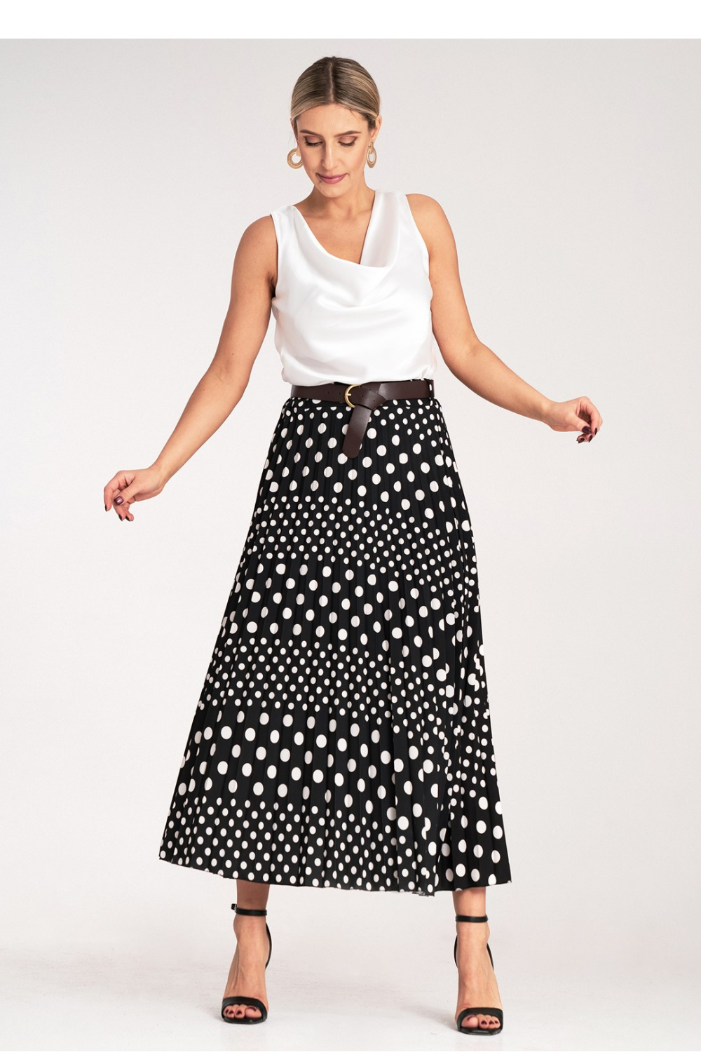 Spódnica Model M1155 Black - Figl214850 - Czarny