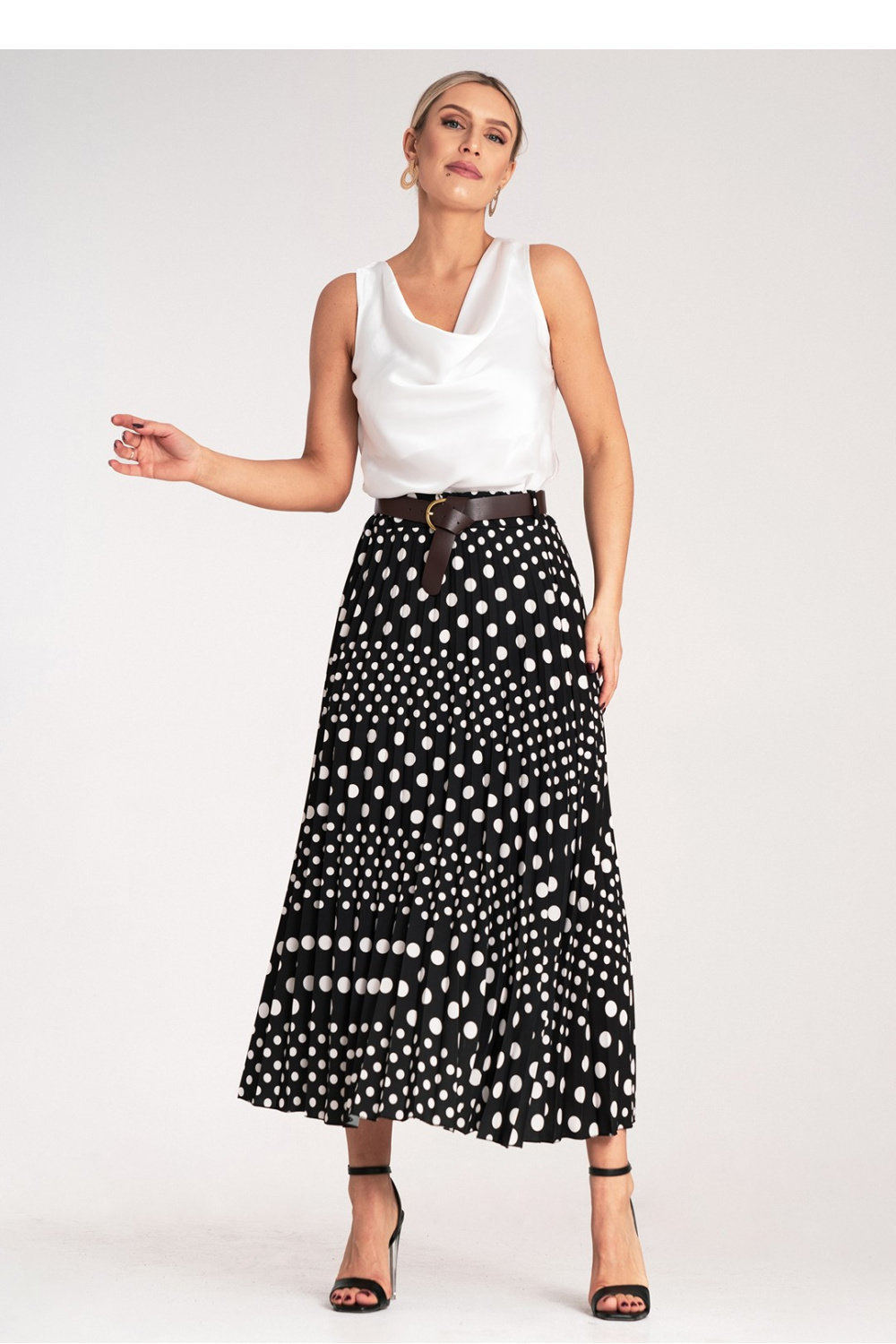 Spódnica Model M1155 Black - Figl214850 - Czarny - obrazek 2
