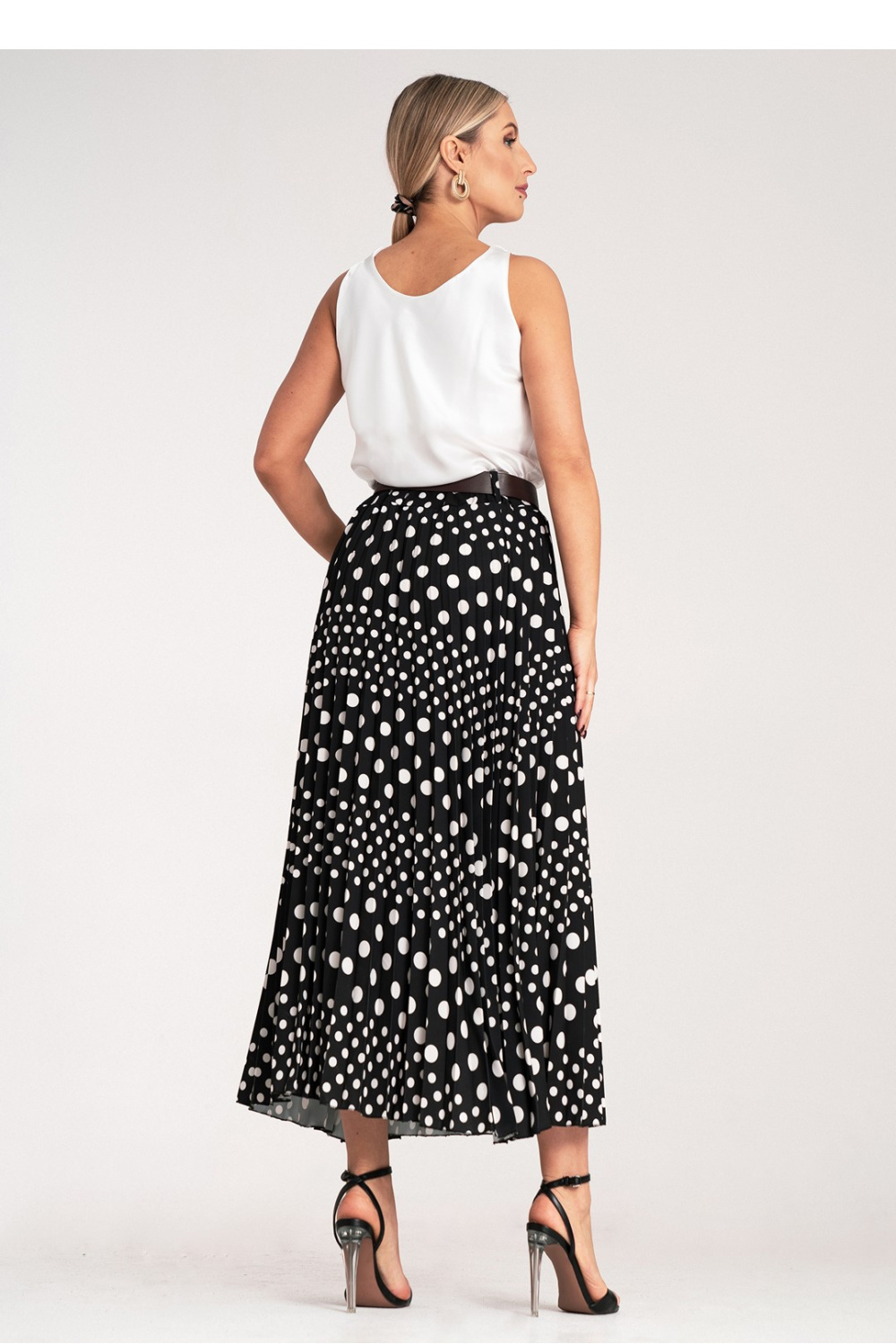 Spódnica Model M1155 Black - Figl214850 - Czarny - obrazek 3