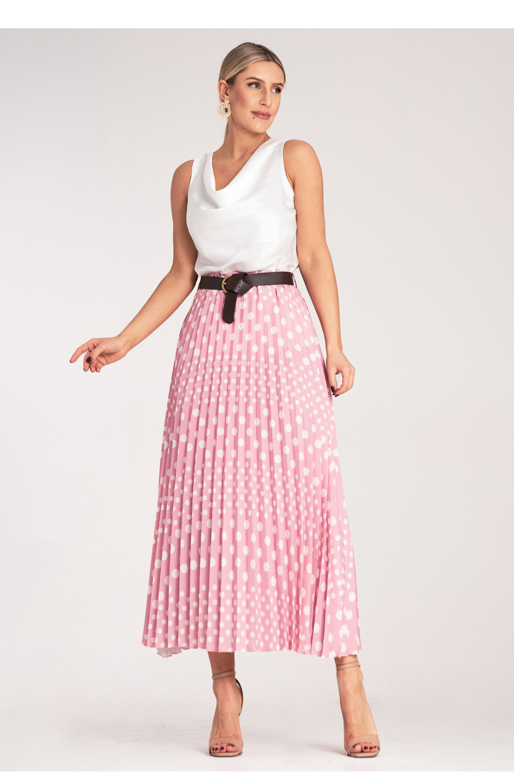 Spódnica Model M1155 Pink - Figl214852 - Różowy