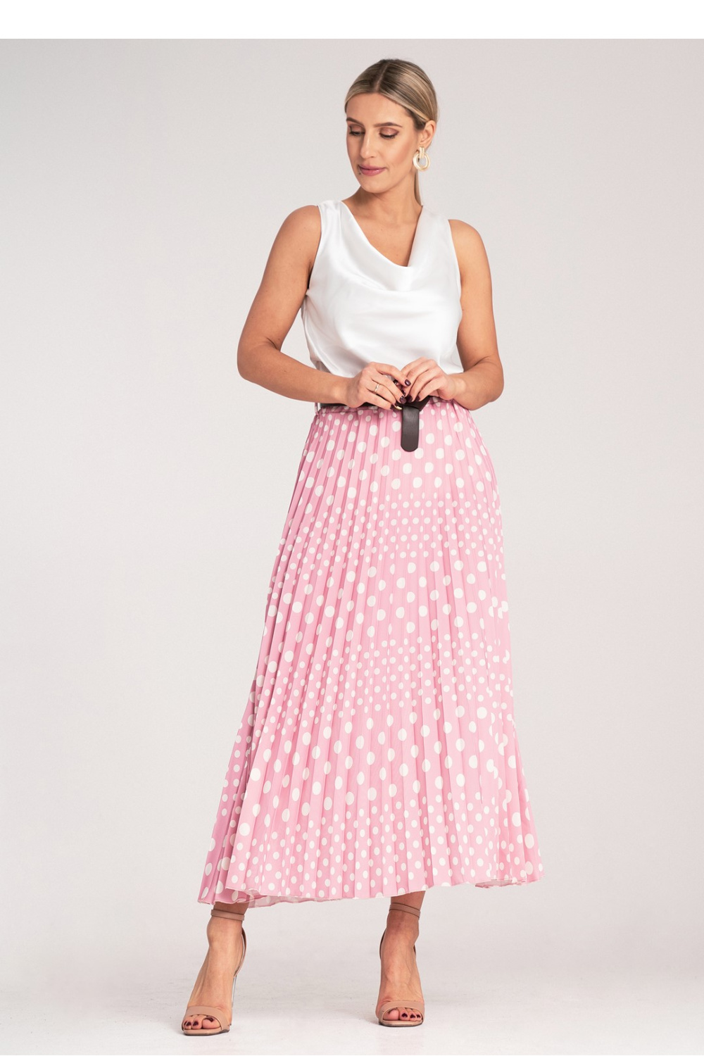 Spódnica Model M1155 Pink - Figl214852 - Różowy - obrazek 2