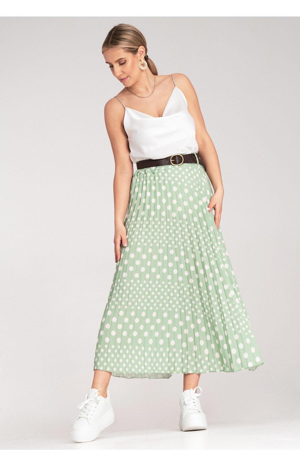 Spódnica Model M1155 Green - Figl214853 - Zielony