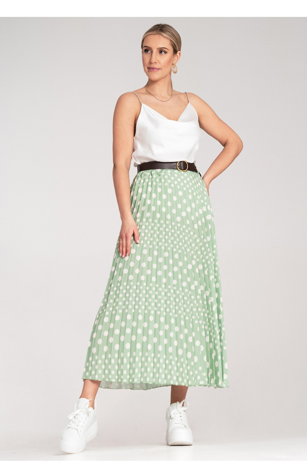 Spódnica Model M1155 Green - Figl214853 - Zielony - obrazek 4