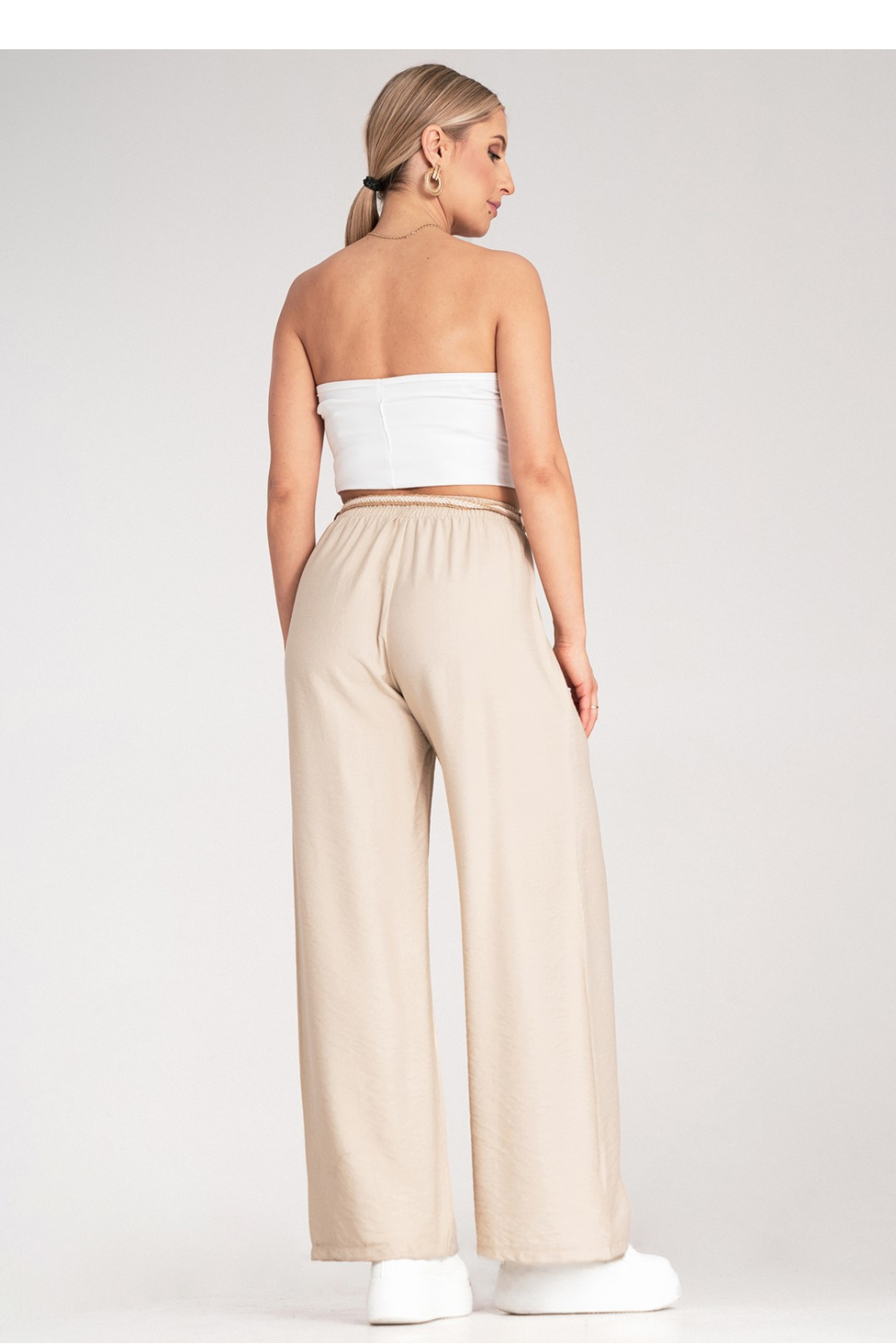 Spodnie Damskie Model M1149 Beige - Figl214854 - Beżowy - obrazek 3