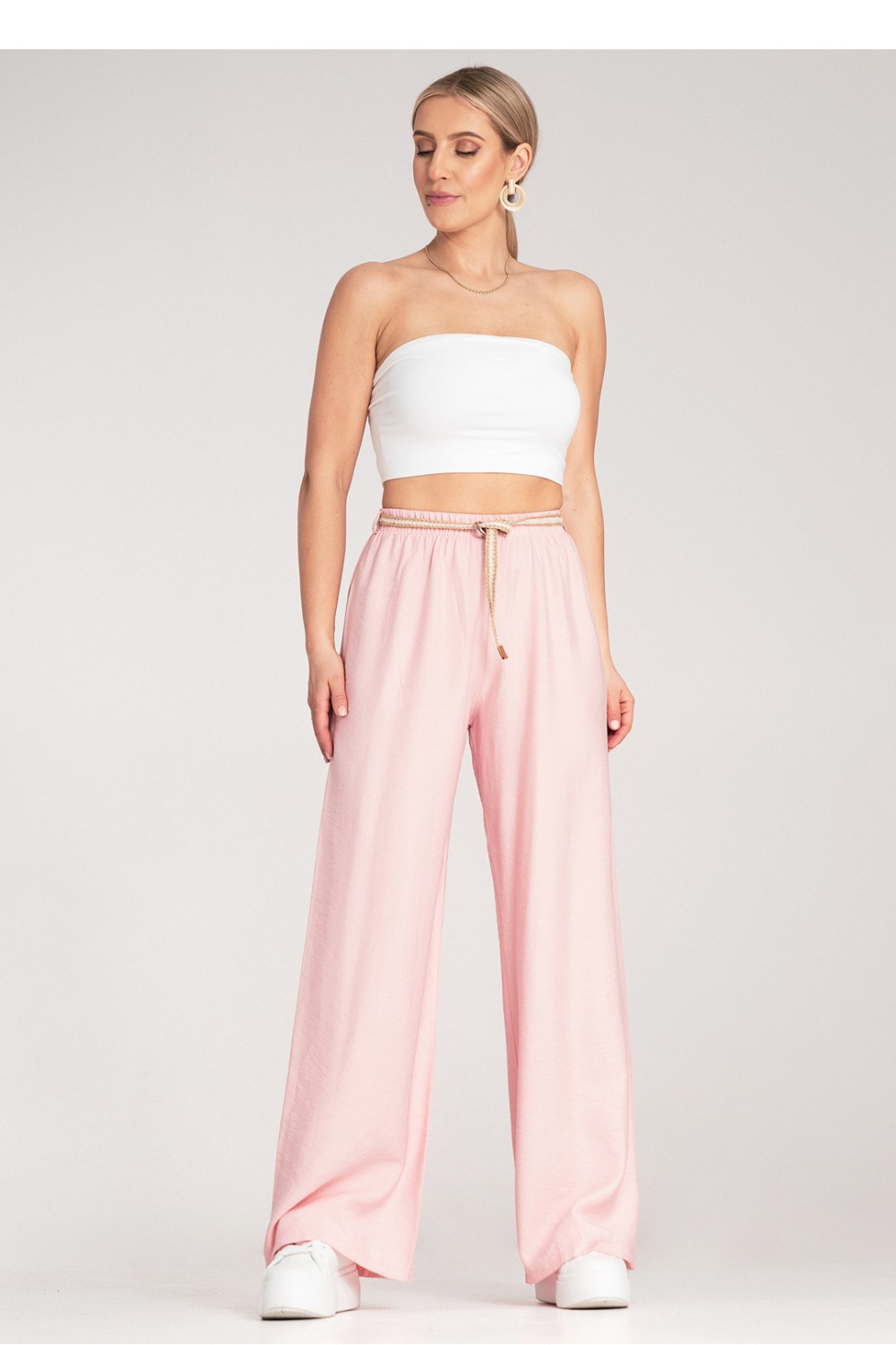 Spodnie Damskie Model M1149 Pink - Figl214856 - Różowy