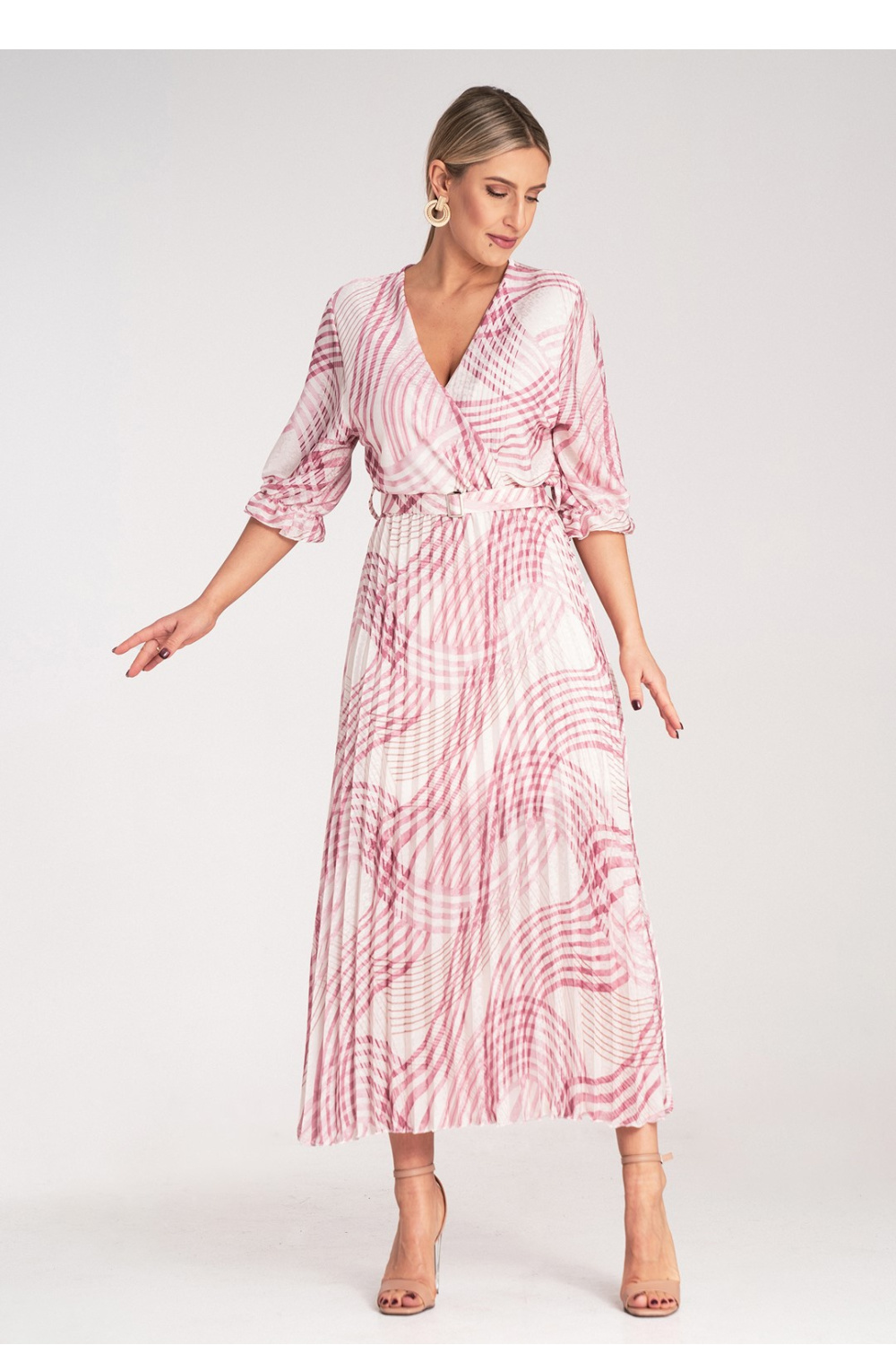 Sukienka Model M1139 Pink - Figl214858 - Różowy - obrazek 2