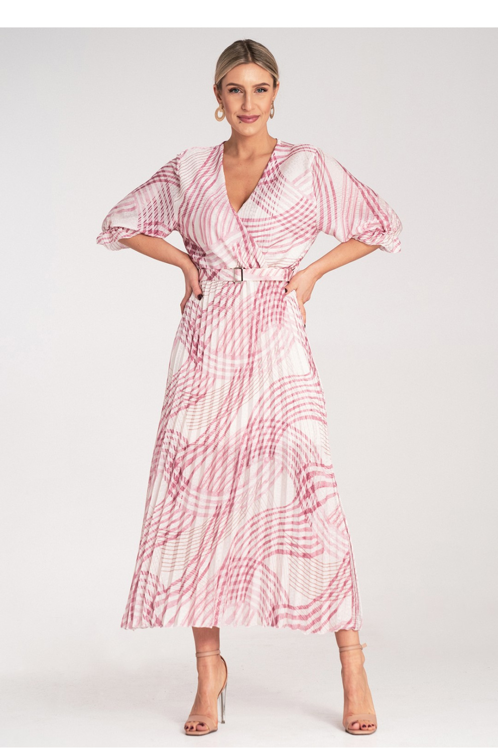 Sukienka Model M1139 Pink - Figl214858 - Różowy - obrazek 4