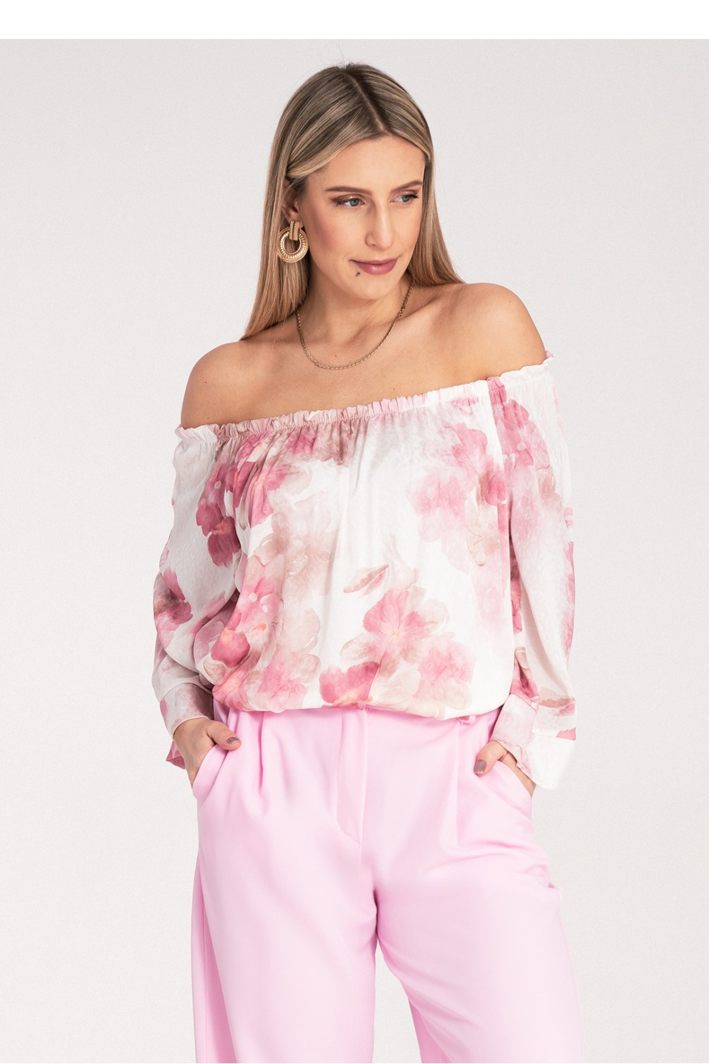 Bluzka Model M1142 Pink - Figl214893 - Różowy