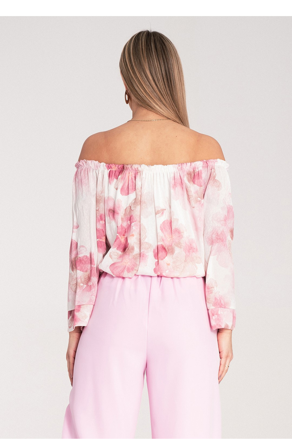 Bluzka Model M1142 Pink - Figl214893 - Różowy - obrazek 3