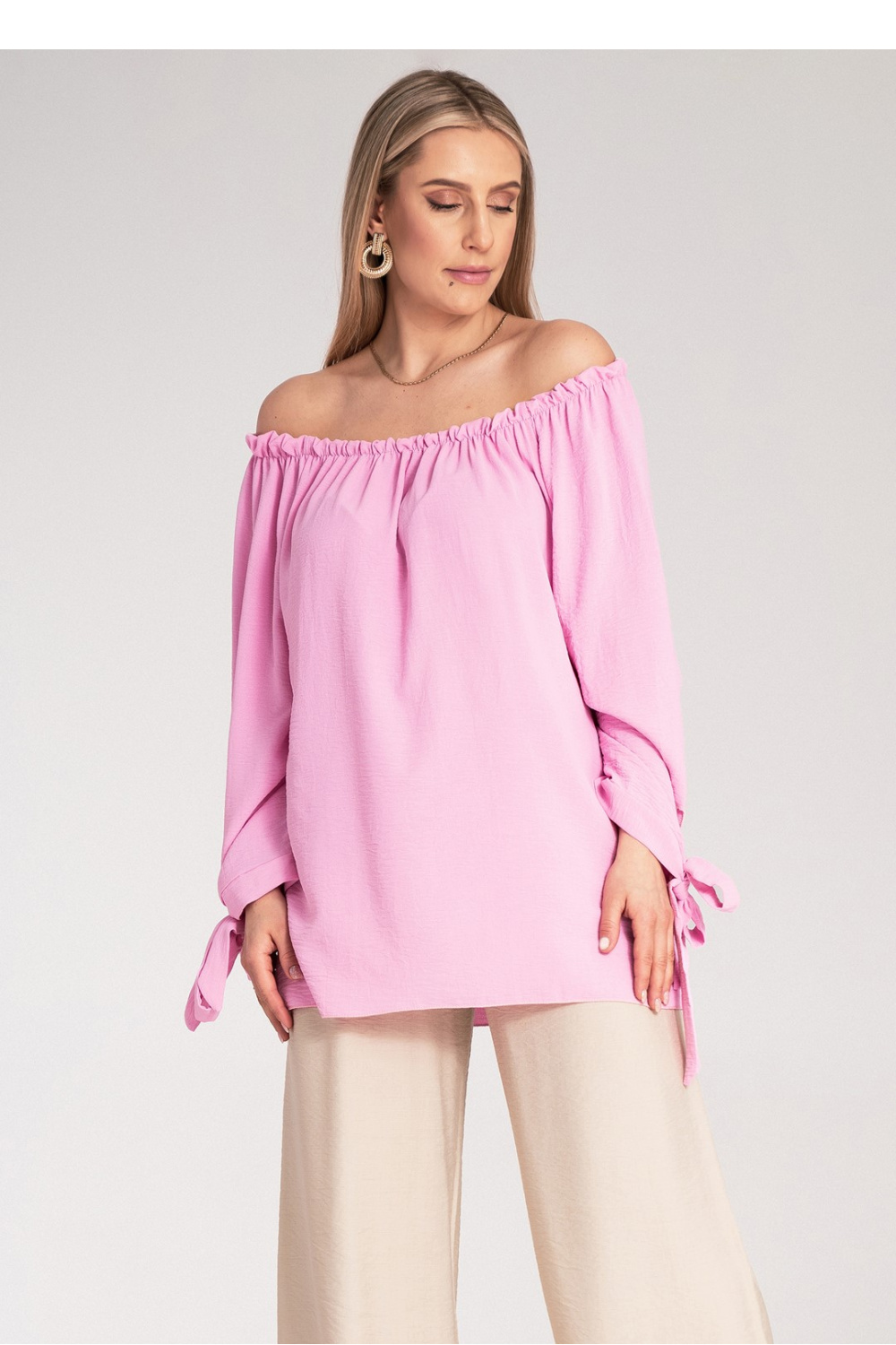 Bluzka Model M1133 Pink - Figl214897 - Różowy