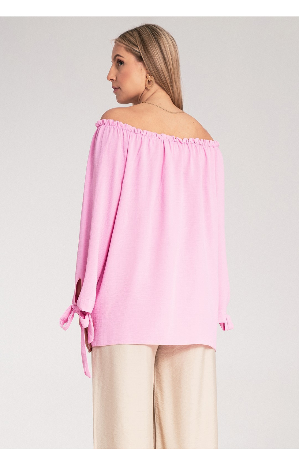 Bluzka Model M1133 Pink - Figl214897 - Różowy - obrazek 3
