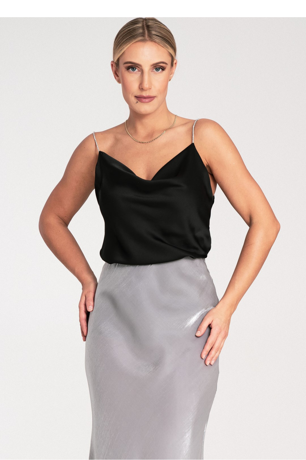 Koszulka Top Model M1099 Black - Figl214902 - Czarny