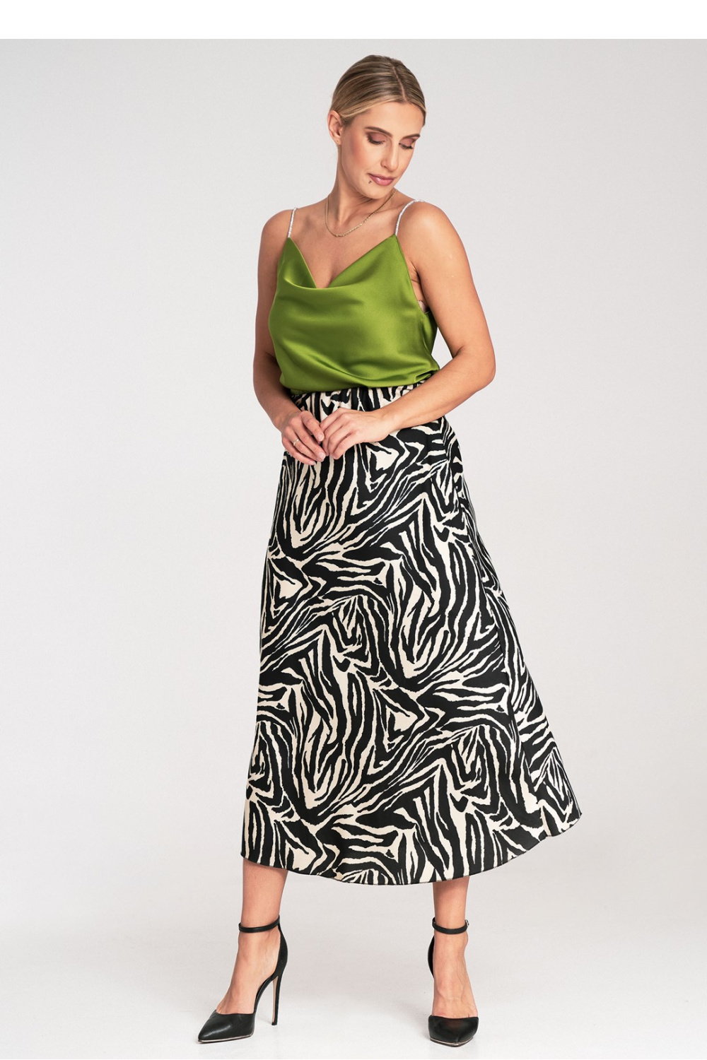 Koszulka Top Model M1099 Green - Figl214903 - Zielony - obrazek 2