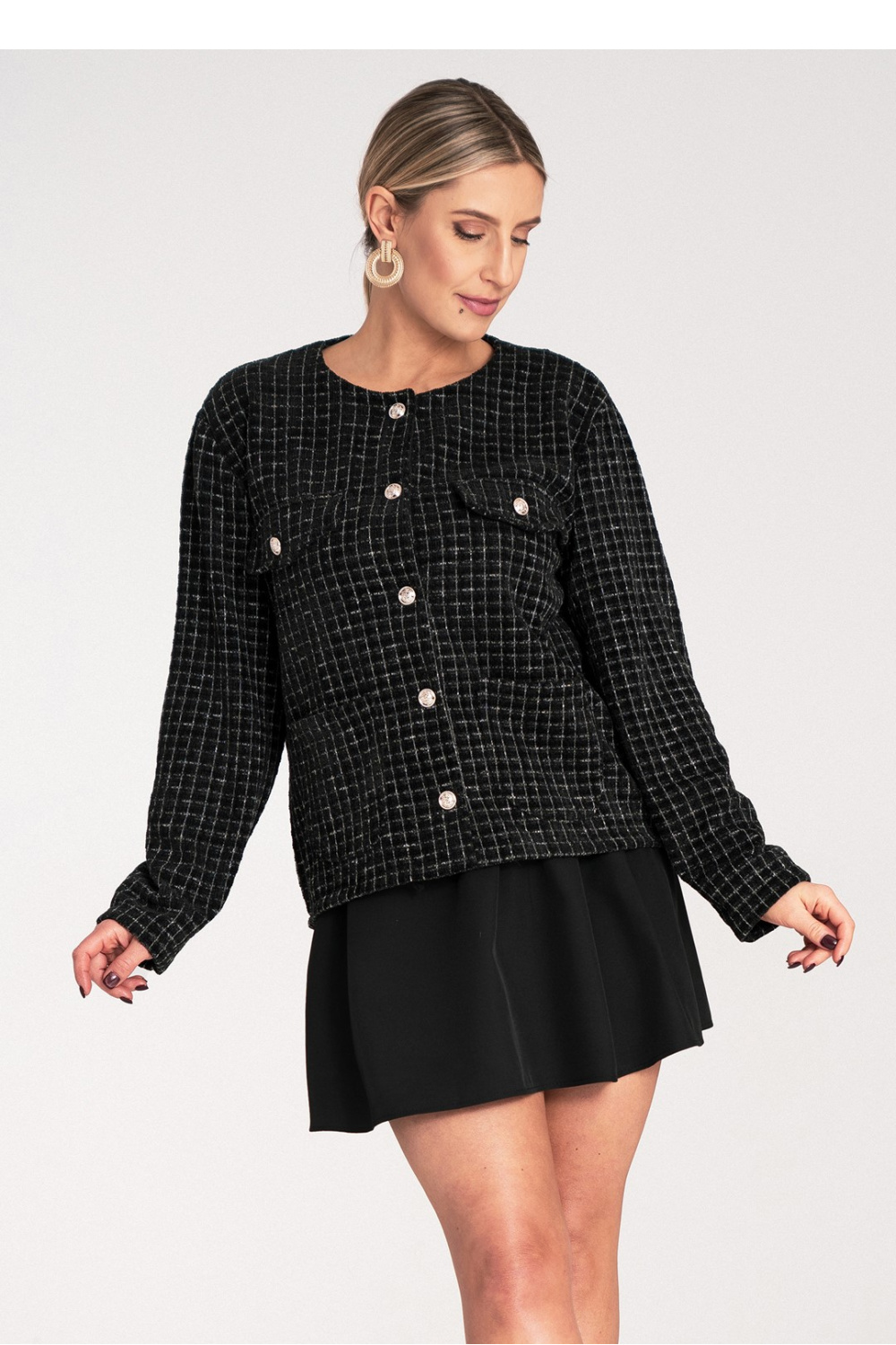 Żakiet Model M1150 Black - Figl214909 - Czarny