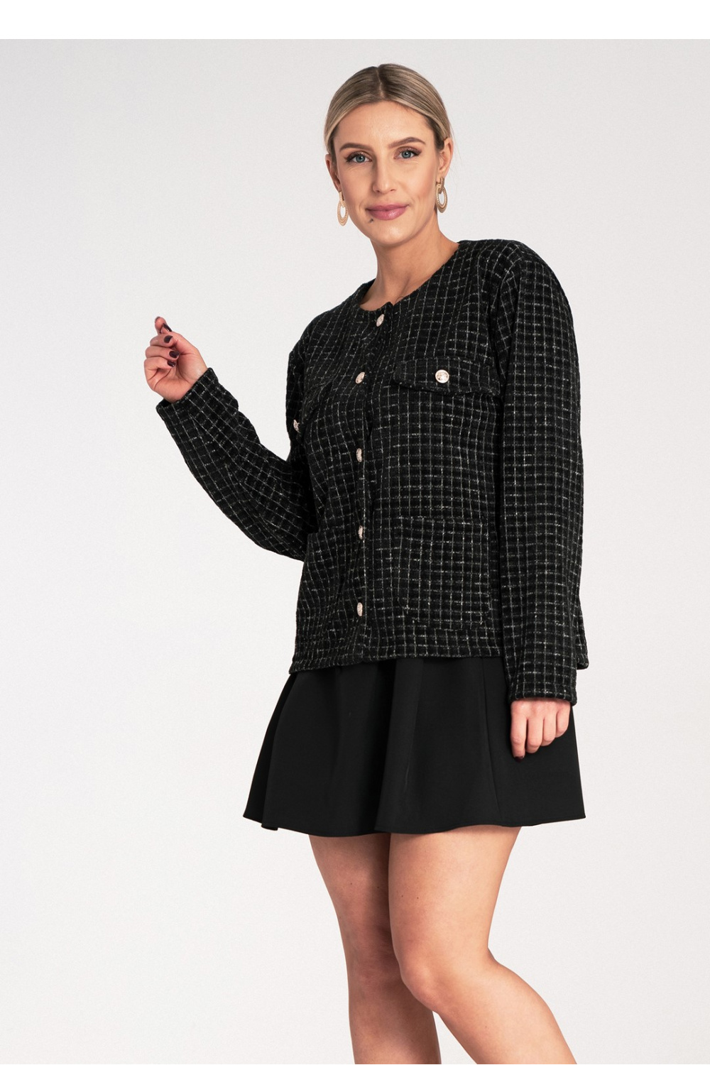 Żakiet Model M1150 Black - Figl214909 - Czarny - obrazek 2
