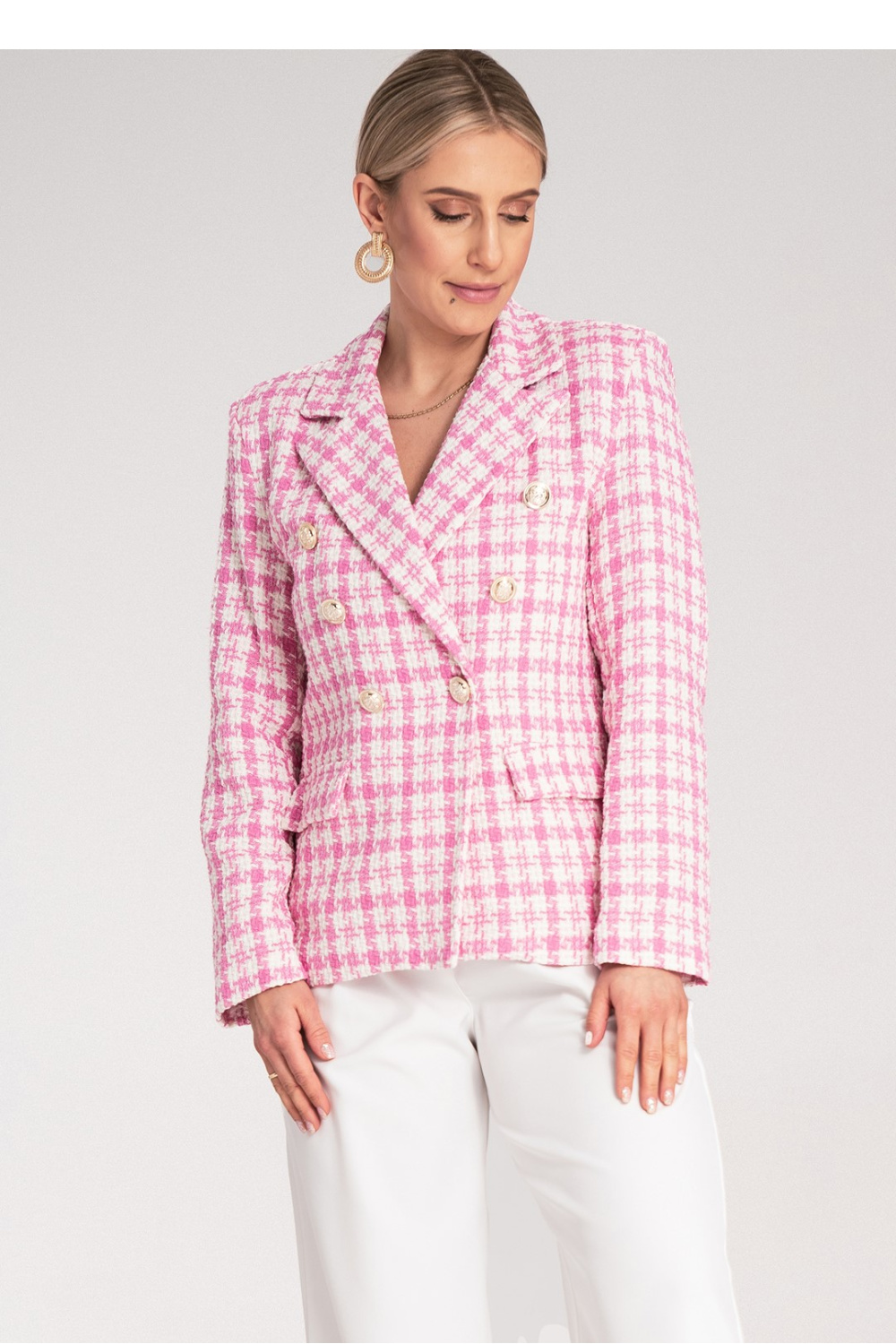Żakiet Model M1130 Pink - Figl214912 - Różowy - obrazek 2