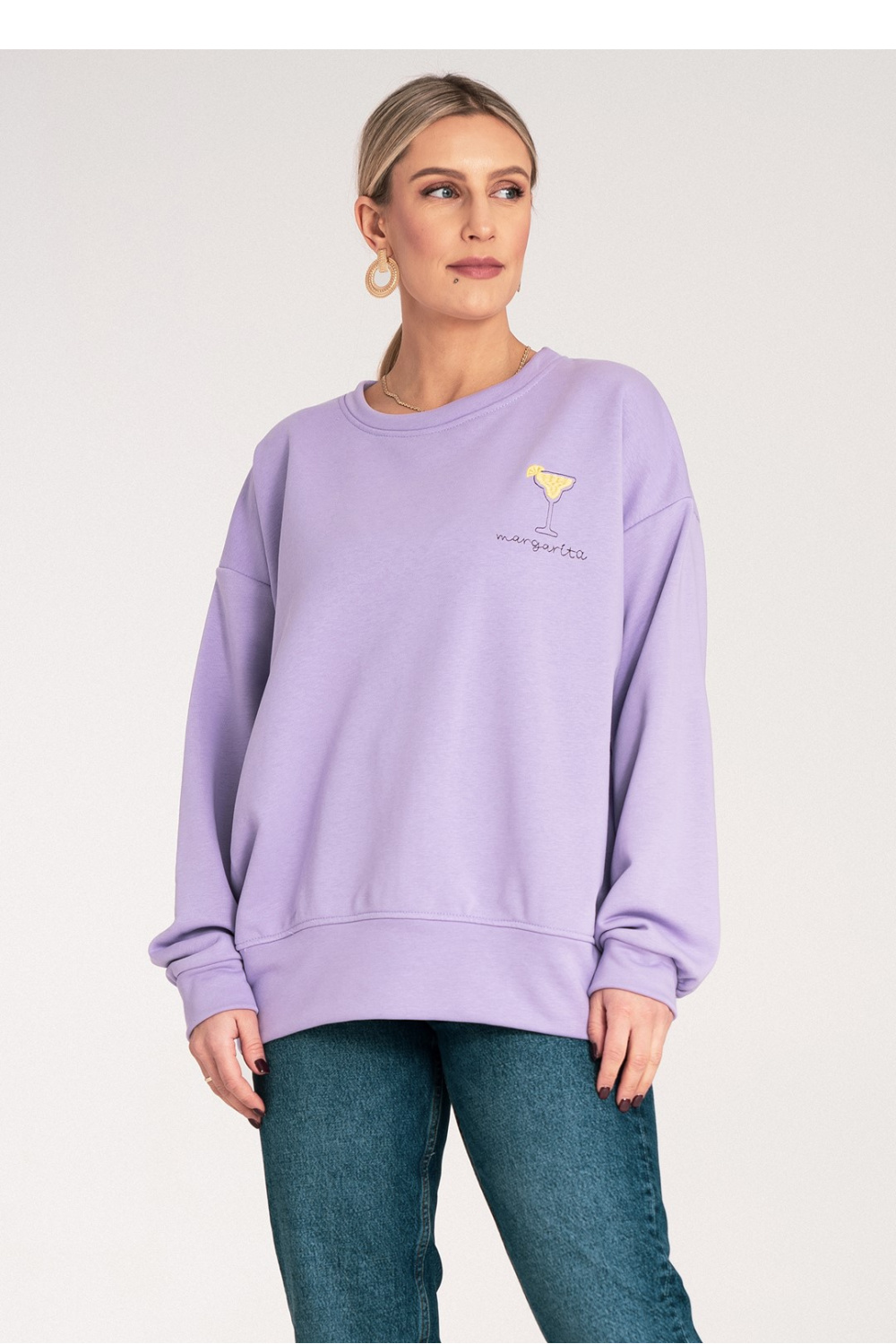 Bluza Damska Model M1152 Violet - Figl214914 - Fioletowy - obrazek 2