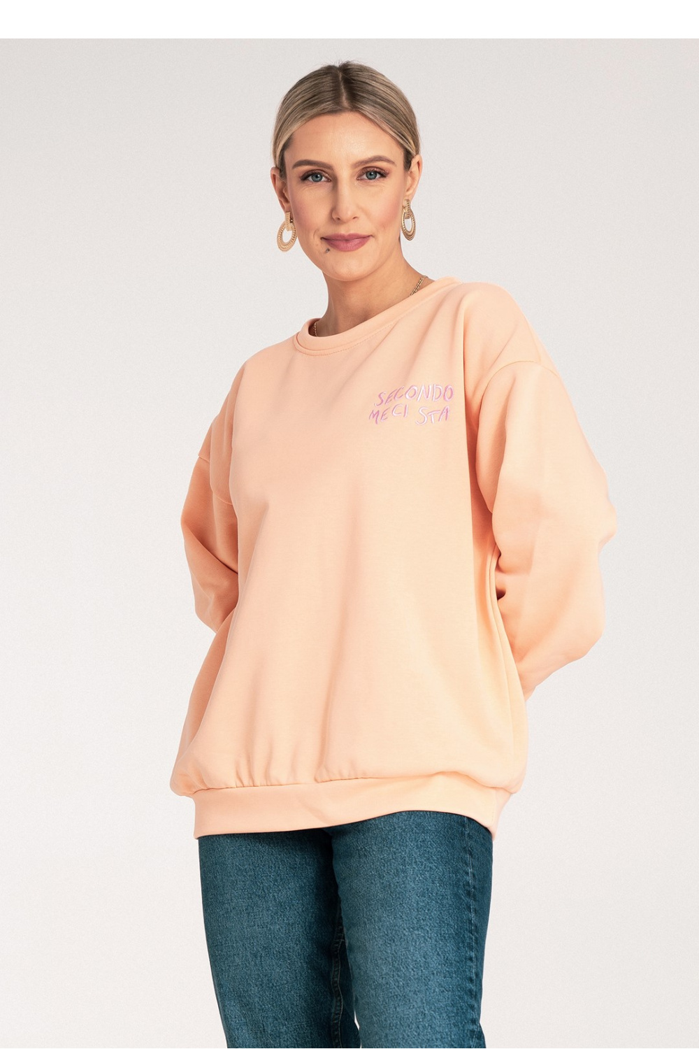 Bluza Damska Model M1151 Orange - Figl214915 - Pomarańczowy - obrazek 2