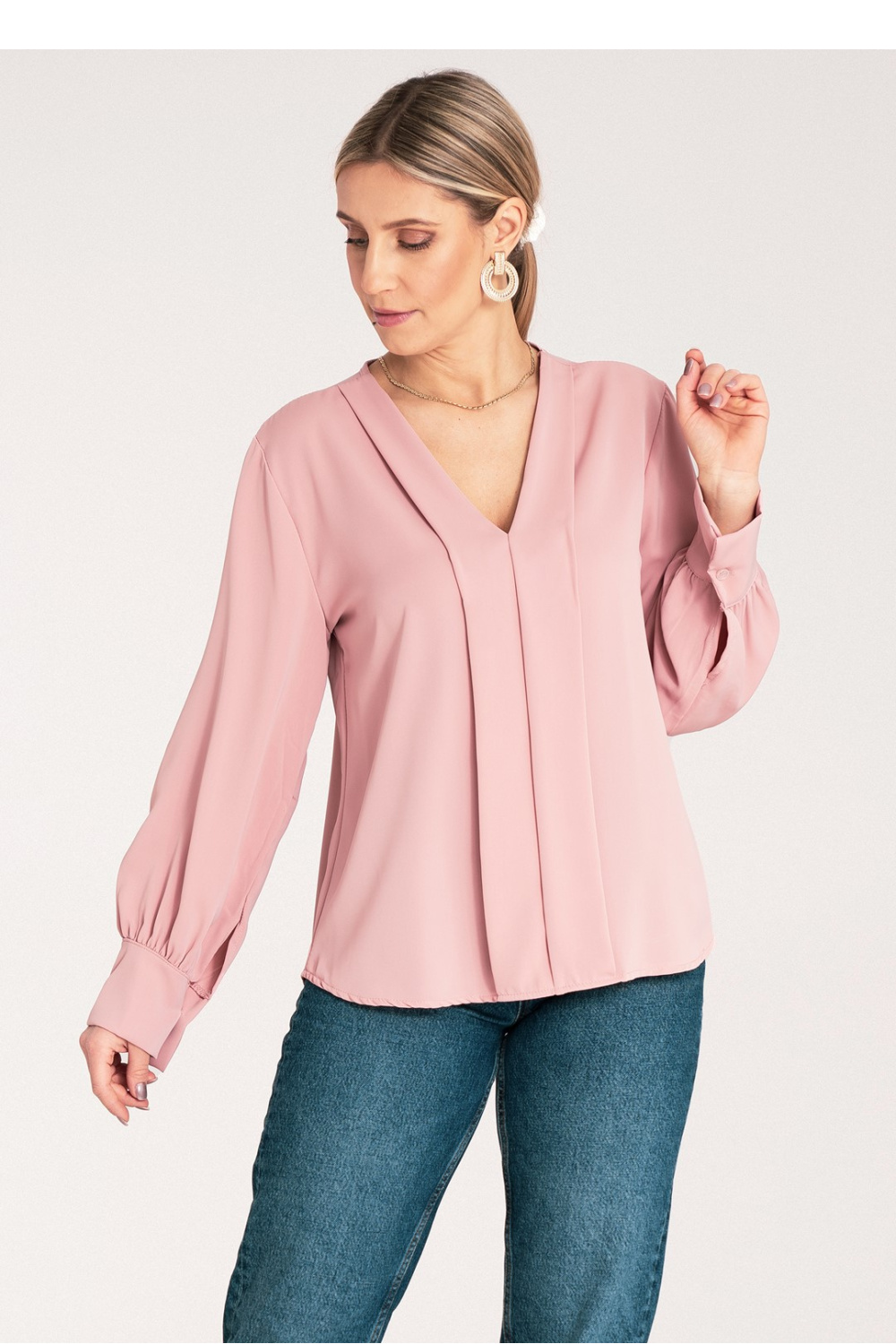 Bluzka Model M1135 Pink - Figl214922 - Różowy - obrazek 2