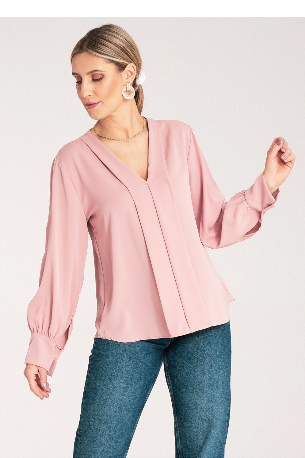 Bluzka Model M1135 Pink - Figl214922 - Różowy - obrazek 4