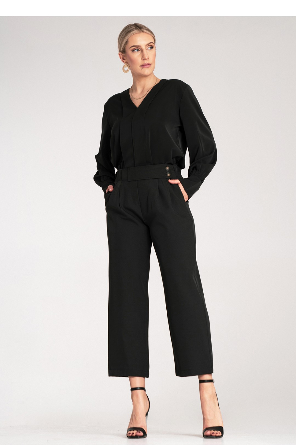 Spodnie Damskie Model M1132 Black - Figl214931 - Czarny