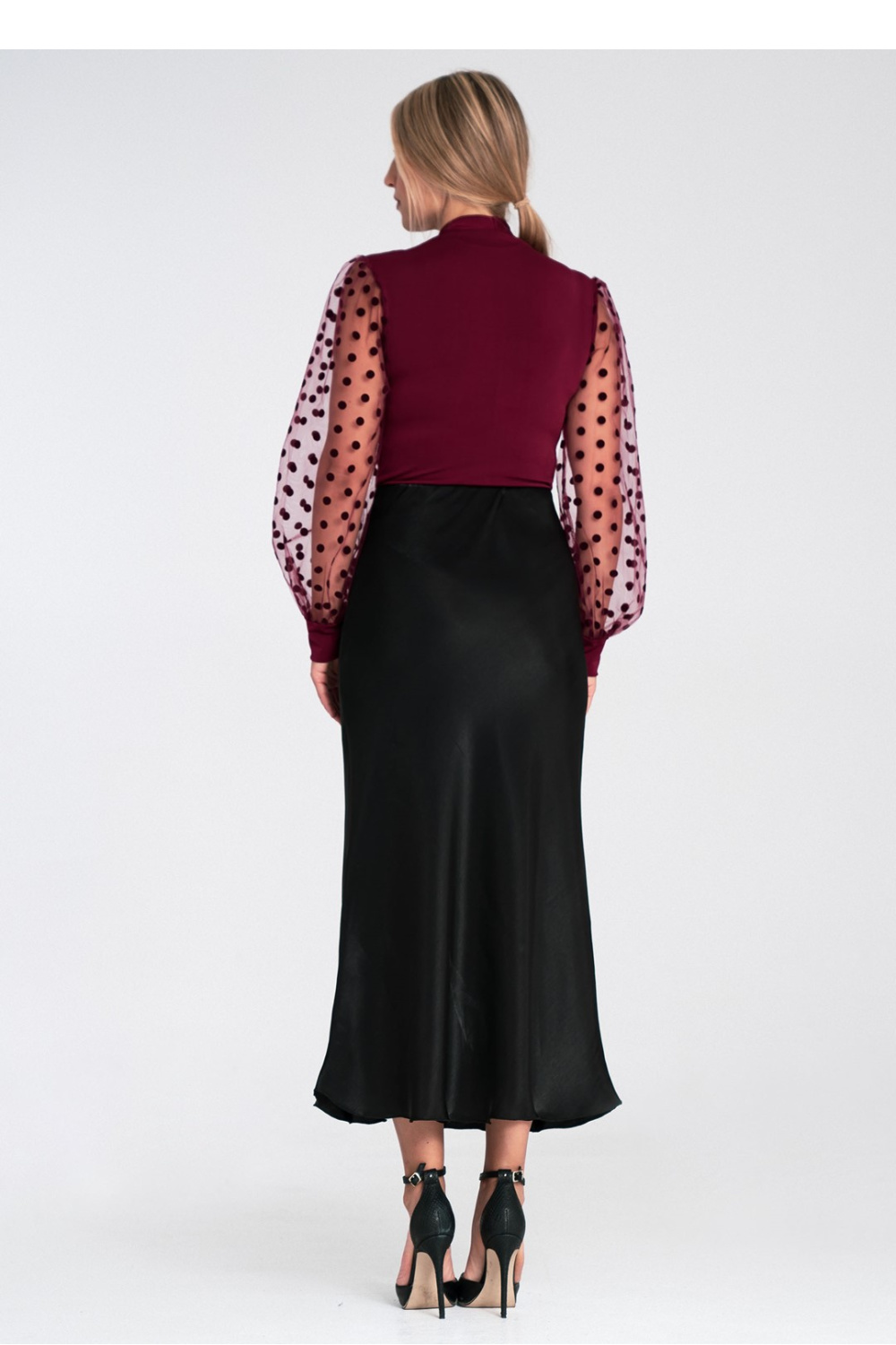 Spódnica Model M1084 Black - Figl214938 - Czarny - obrazek 3