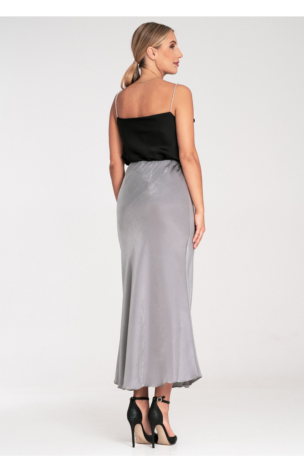 Spódnica Model M1084 Grey - Figl214939 - Szary - obrazek 3