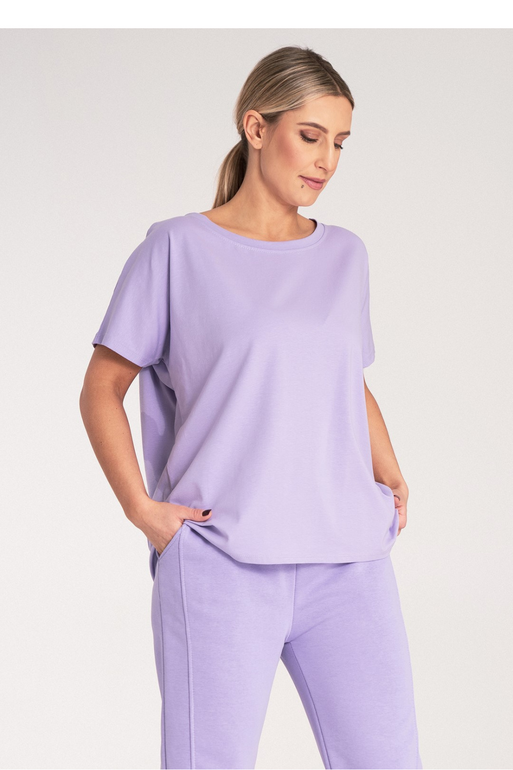Tshirt Damski Model M1164 Violet - Figl214966 - Fioletowy
